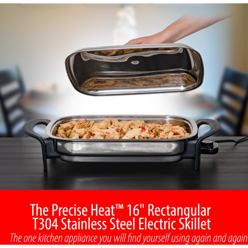 Best Buy: Keystone Electric Skillet Stainless-Steel 8340