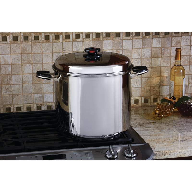 Precise Heat 24QT Extra Large Stock Pot  No cook meals, Steam cooking, Stock  pot