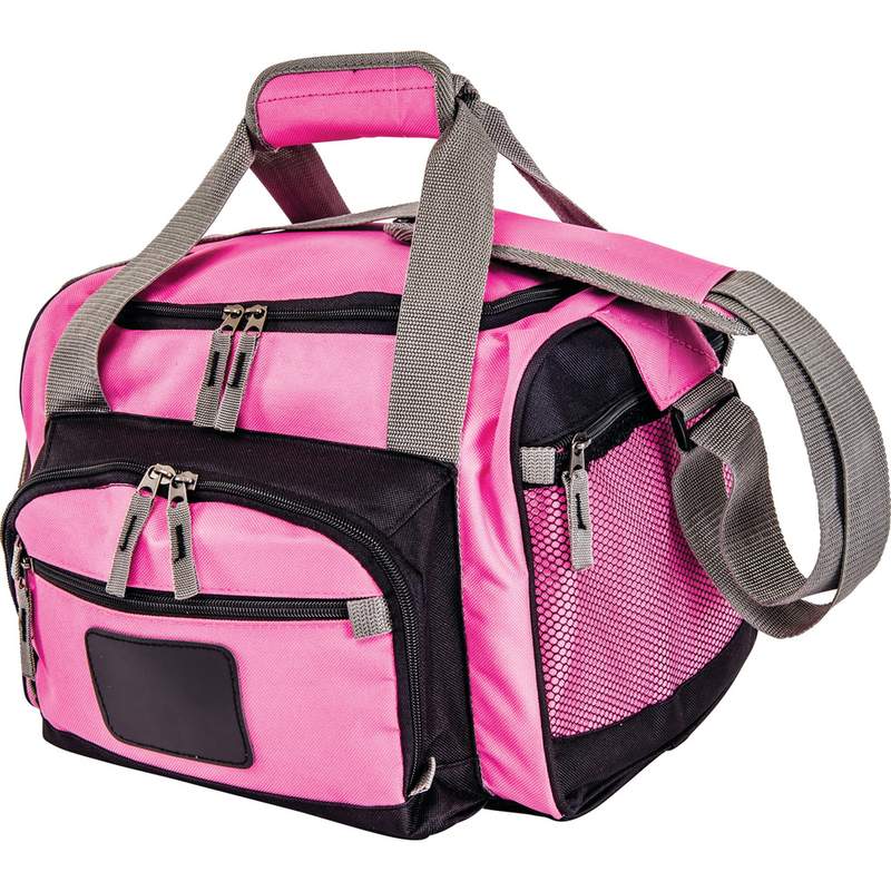 Extreme Pak Pink Polyester Cooler Bag with Zip-Out Liner LUCBZPP